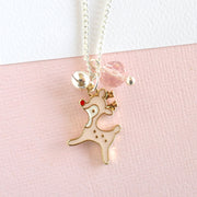 Lauren Hinkley Australia Christmas Red Nosed Rudolph Reindeer Necklace