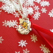 Lauren Hinkley Australia Christmas Holly Jolly Santa Necklace