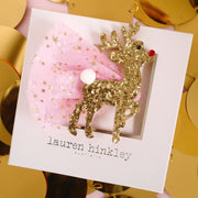 Lauren Hinkley Australia Glitter Red-Nosed Reindeer Clip