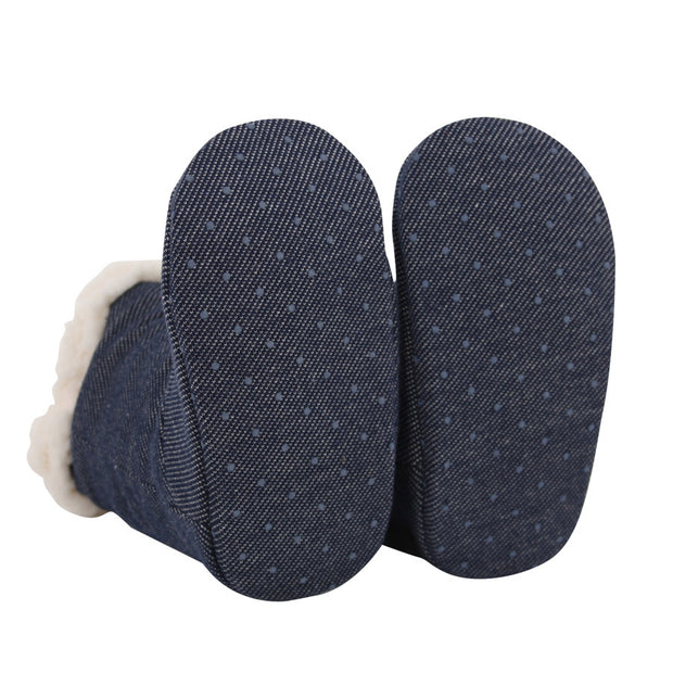 Bedhead Fleecy Winter Booties - Denim