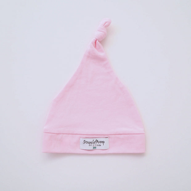 Snuggle Hunny Kids Baby Pink Knotted Beanie