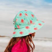 Bedhead Girls Beach Hat Ponytail Bucket - Octopus