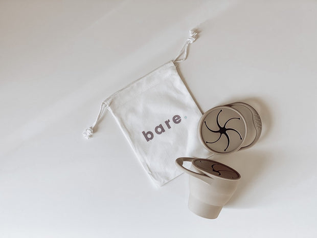 Bare the Label Snackie Cup - Taupe