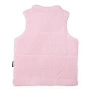 Korango Girls Pink Dinosaur Padded Knit Vest