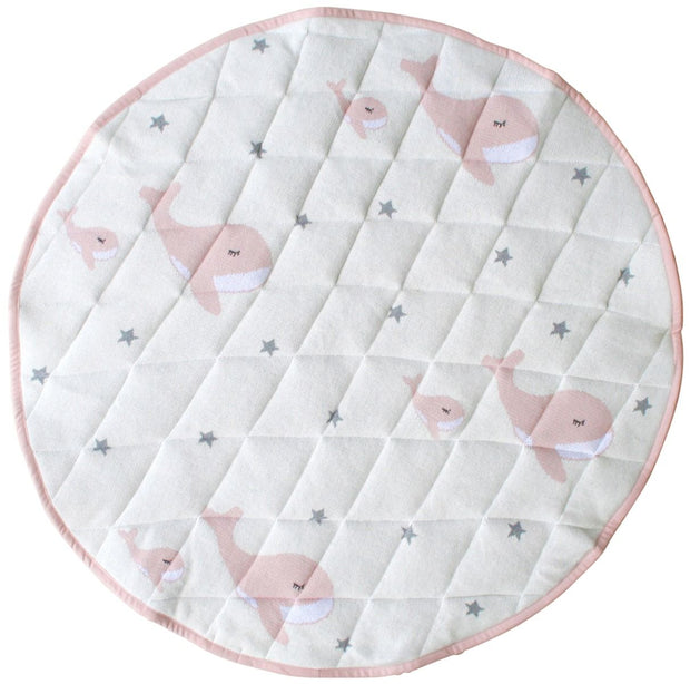Alimrose Baby Whale Play Mat Pink 95cm