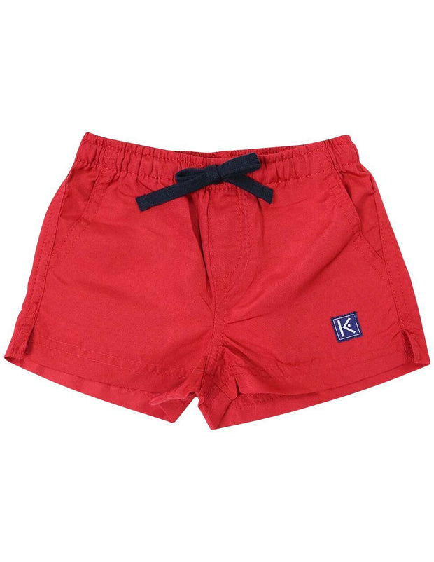 Korango Boys Camper Van Board Short Red