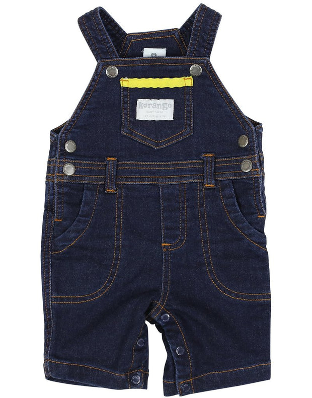 Korango Boys Blue Denim Lightning Bolts Overall