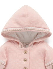 Purebaby Little Bunny Girls Pink Padded Jacket