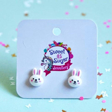 Sweet As Sugar Jewellery Easter Bunny Stud Earrings