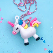 Sweet As Sugar Jewellery Rainbow Unicorn Chain Necklace