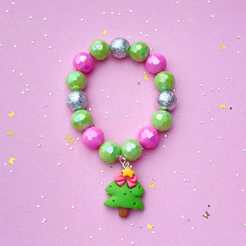 Sweet As Sugar Jewellery Christmas Tree Beaded Bracelet