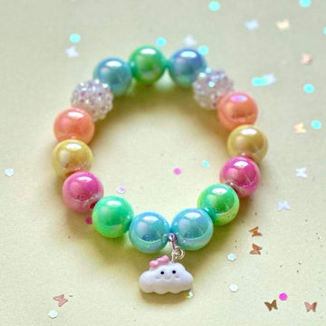 Sweet As Sugar Jewellery Beaded Bracelet Matching Rainbow