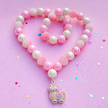 Sweet As Sugar Jewellery Penny The Alpaca Beaded Necklace