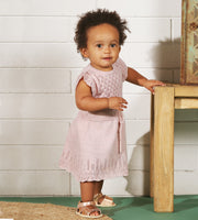 Jujo Baby Ditsy Bodice Dress - Blush Pink