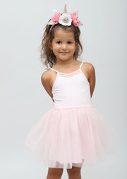 Albetta Pink Spaghetti Tutu Dress