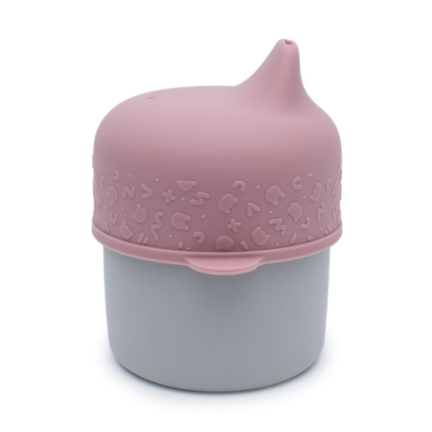 We Might Be Tiny Sippie Lid (+Mini Straw) - Dusty Rose