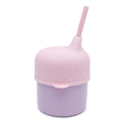 We Might Be Tiny Sippie Lid (+Mini Straw) - Powder Pink