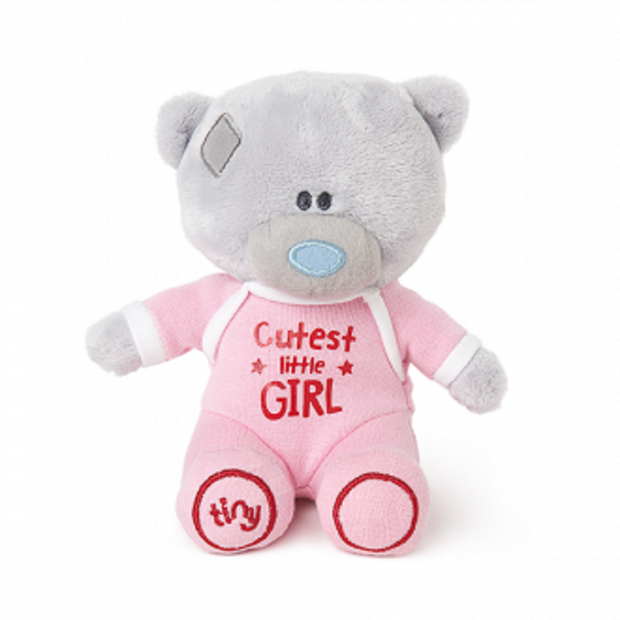 Tiny Tatty Teddy Plush Cutest Little Girl Onesie