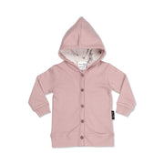 Aster & Oak Rose Hooded Cardigan